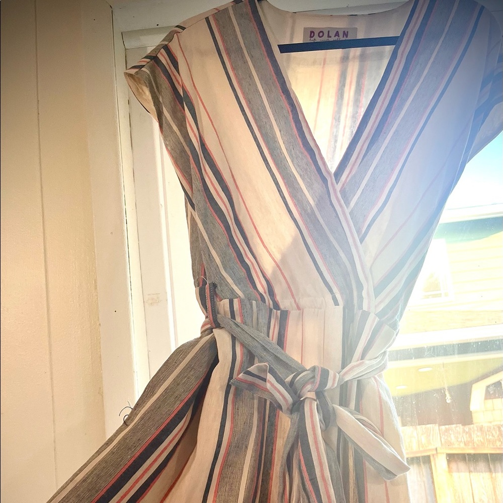 Dolan by Anthropology long striped romper